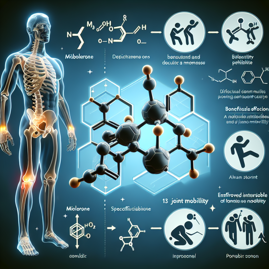 Mibolerone y mejoras en movilidad articular