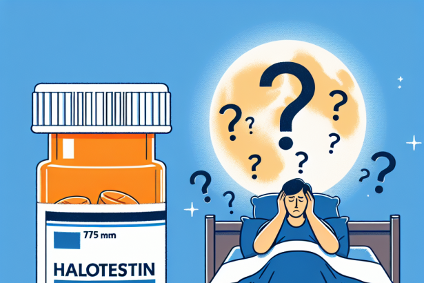 ¿Puede Halotestin causar insomnio?