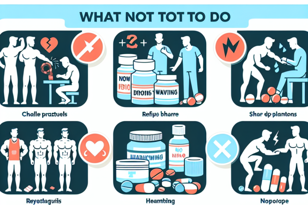 Qué no hacer durante un ciclo con Esteroides orales