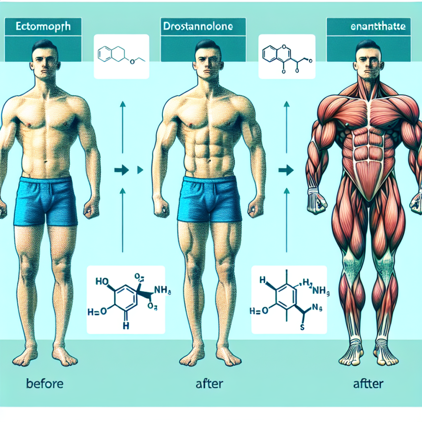 Cómo actúa Enantato de Drostanolona en cuerpos ectomorfos