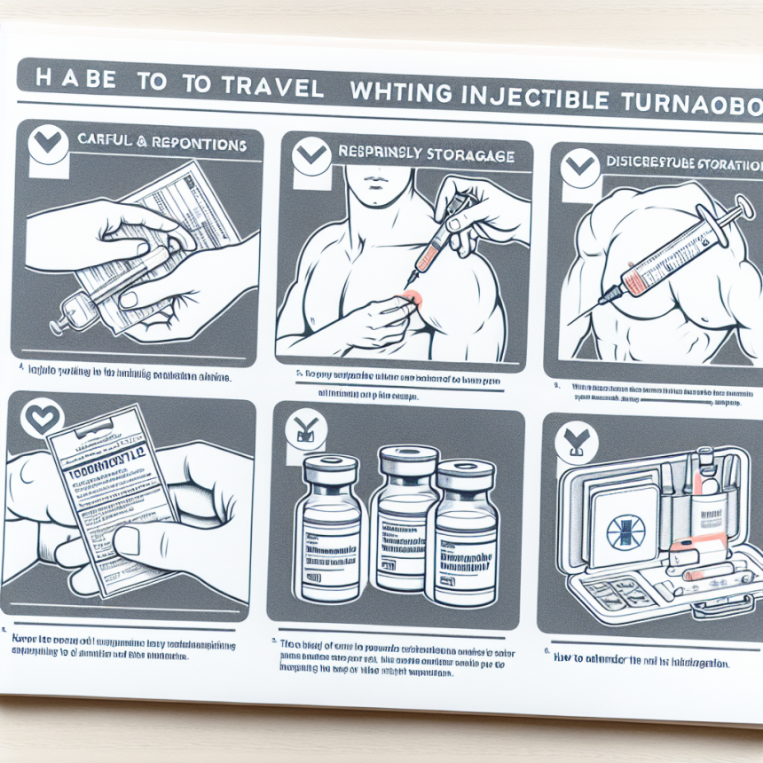 Consejos para viajar mientras usas Turinabol inyectable