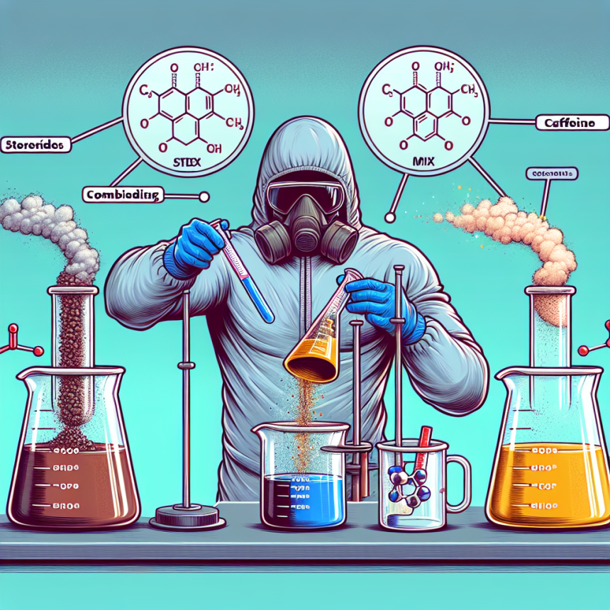 ¿Qué pasa al mezclar Mezcla de esteroides con cafeína?