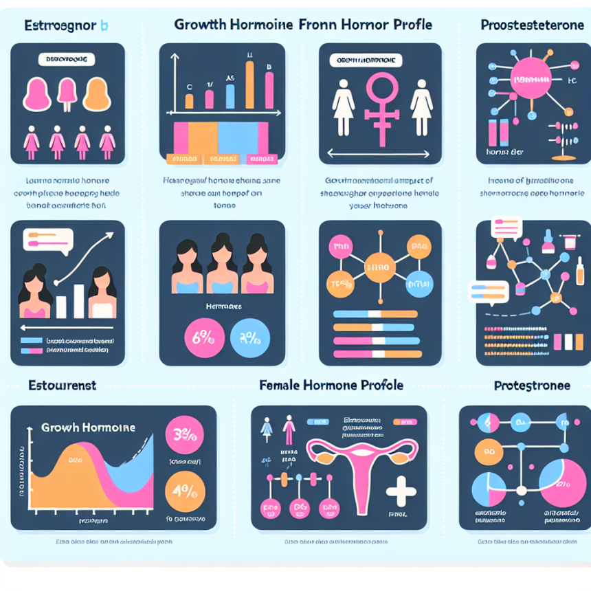 Cómo afecta Hormona del crecimiento al perfil hormonal femenino