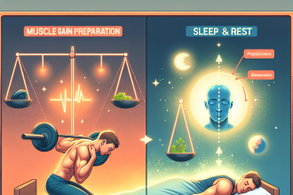 Cómo afecta Preparativos para ganar masa muscular al sueño y descanso
