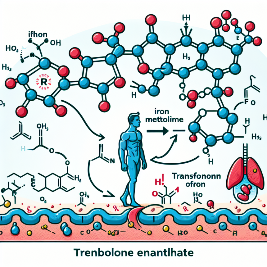 Cómo afecta Trembolona enantato al metabolismo del hierro