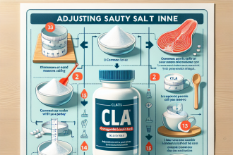 Cómo ajustar la ingesta de sal al usar CLA