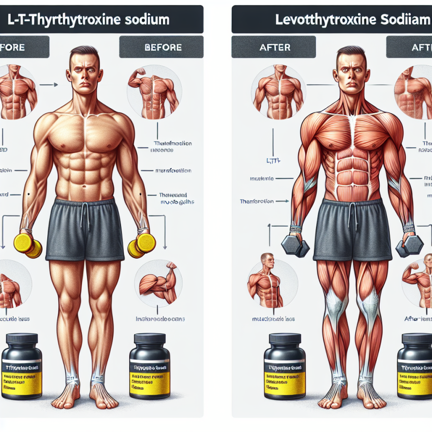 ¿Cuánto músculo es real al usar L-Thyroxine Sodium/Levothyroxine Sodium (LT4 sodium)?