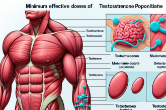 Dosis mínimas efectivas de Propionato de testosterona