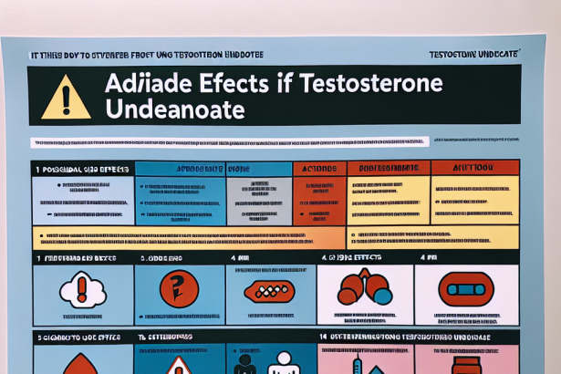 Qué hacer si aparecen efectos adversos con Undecanoato de testosterona