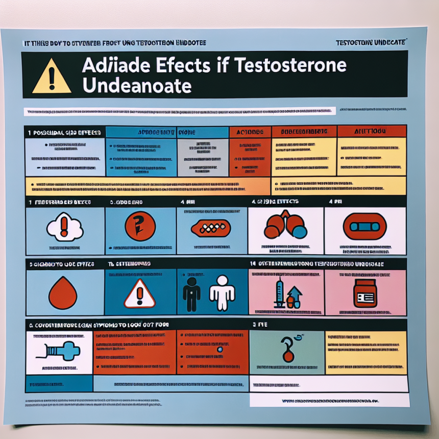 Qué hacer si aparecen efectos adversos con Undecanoato de testosterona