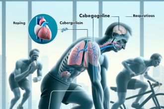 Cómo afecta Cabergolina a la respiración durante el esfuerzo