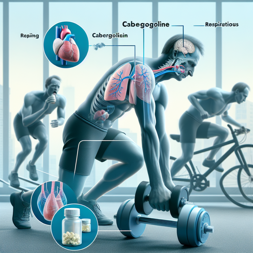 Cómo afecta Cabergolina a la respiración durante el esfuerzo