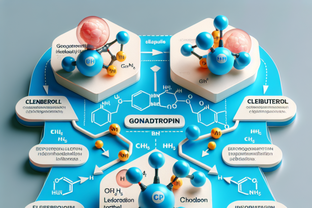 ¿Puede Gonadotropina usarse junto con clenbuterol?