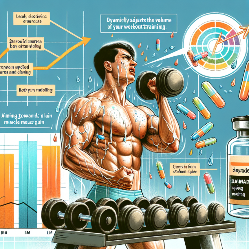 Cómo ajustar el volumen de entrenamiento con Cursos de esteroides para secado y modelado corporal (aumento de masa magra)