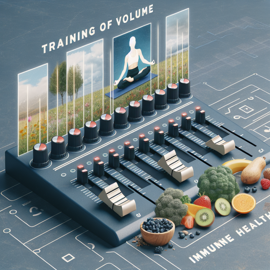 Cómo ajustar el volumen de entrenamiento con Salud inmunológica