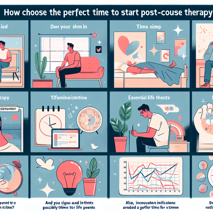 Cómo elegir el momento ideal para empezar Terapia posterior al curso