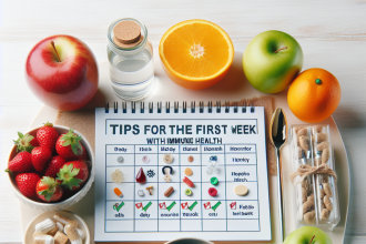 Consejos para la primera semana con Salud inmunológica