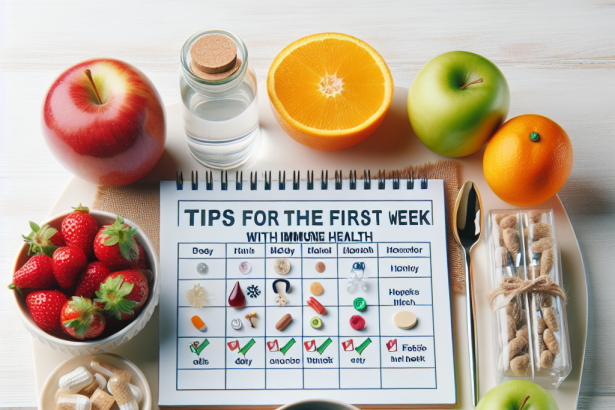 Consejos para la primera semana con Salud inmunológica