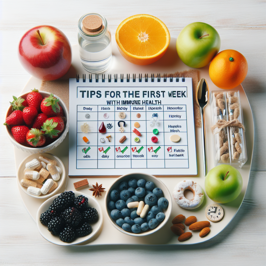 Consejos para la primera semana con Salud inmunológica