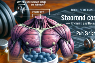 ¿Cursos de esteroides para secado y modelado corporal (aumento de masa magra) altera la sensibilidad al dolor?