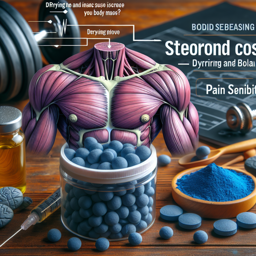 ¿Cursos de esteroides para secado y modelado corporal (aumento de masa magra) altera la sensibilidad al dolor?