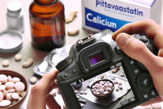 Pitavastatina cálcica en preparación para sesiones fotográficas