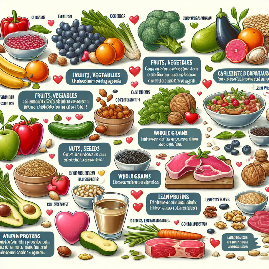 Qué alimentos pueden interferir con la absorción de Colesterol - agentes reductores