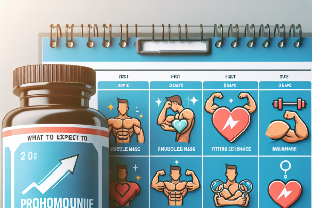 Qué esperar en el primer mes de uso de Prohormon