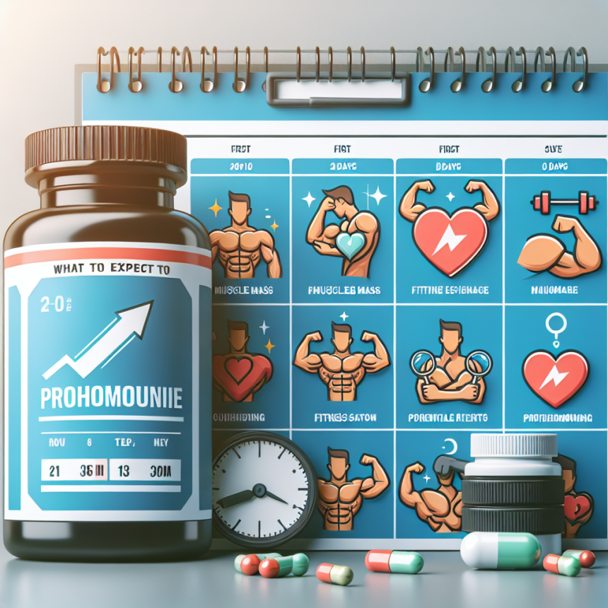 Qué esperar en el primer mes de uso de Prohormon