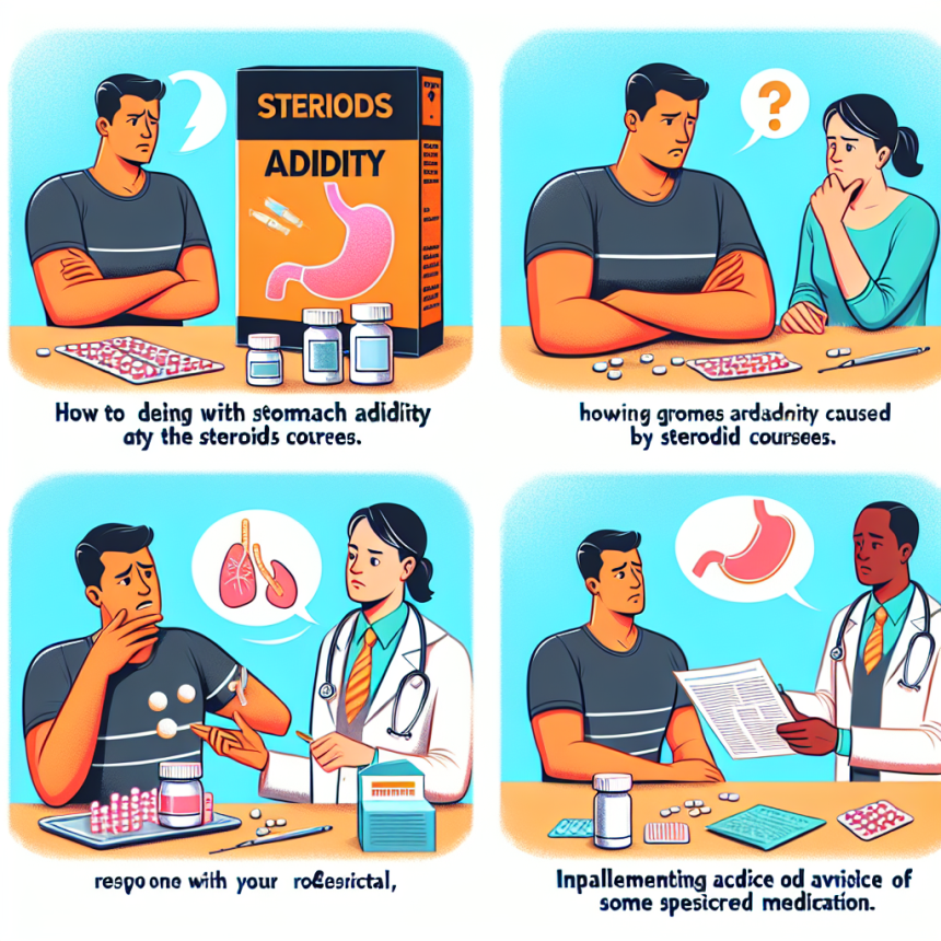 Qué hacer si Cursos de esteroides provoca acidez estomacal