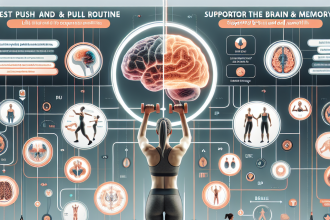 Qué rutina de empuje y tracción va mejor con Apoyo al cerebro y la memoria
