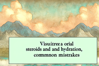 Esteroides orales y hidratación: errores habituales